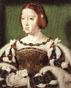 Joos van cleve Portrait of Eleonora, Queen of France oil painting reproduction